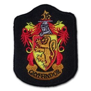 Harry Putter Gryffindor logo Iron-on or Sew-on Embroidered Applique Emblem Patch Badge
