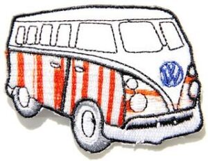 VW Volkswagen Bug Beetle Racing Patch 2.5"x2" Sew/Iron On Embroidered
