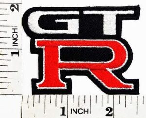 NISSAN Nismo GTR Symbol 2.5"x1.9" Sew Ironed On Badge Embroidery Applique Patch.