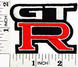 NISSAN Nismo GTR Symbol 2.5"x1.9" Sew Ironed On Badge Embroidery Applique Patch.