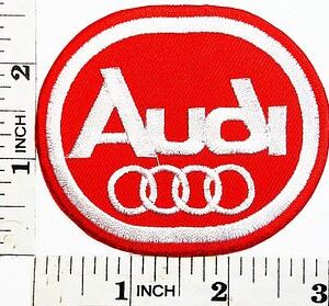 Audi Motorsport Racing Team patch Symbol 3"x 2.5" Sew Ironed On Embroidery Patch