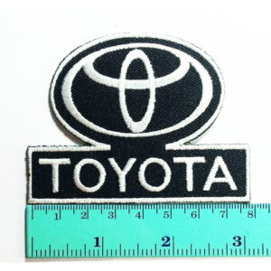 Toyota White on Black ROCKER shape