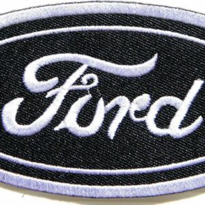 Ford Classic Black mimi Logo Sew Ironed On Badge Embroidery Patch