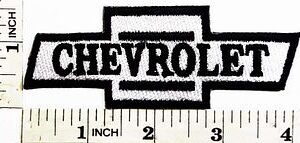 Chevorlet trucks V8 super car racing 4.2" x 1.5" Sew Ironed On Embroidery Patch