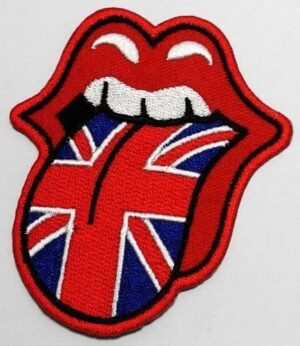 2.5" x 3.3" The Rolling Stones Rock Band UK Jack Flag Embroidered Sew Iron Patch