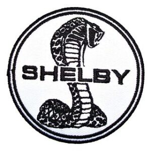 SHELBY Cobra Mustang Ford Car Symbol 3" Embroidered Sew Ironed Badge Patch