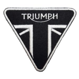 Triumph Motorcycles Racing Vintage 6.5 cm Iron-on or Sew-on Embroidered Patch