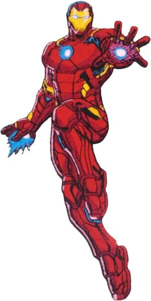 Big Jumbo Iron Man Superhero 8" Iron-on Sew-on Embroidered Applique Emblem Patch