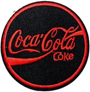 Enjoy Coca Cola Coke Soft Drink logo 7.3 cm Patch Sew Iron on Embroidery