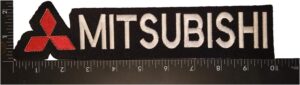 Jumbo Large Big Mitsubishi 10" Iron-on Sew-on Embroidered Applique Emblem Patch