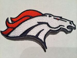 Denver Broncos Logo Iron-on or Sew-on Embroidered Applique Patch