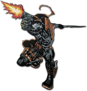 Jumbo Blast Deathstroke 9.5" x 8" Iron-on Sew Embroidered Applique Emblem Patch