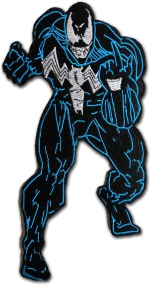 Jumbo Large Venom 4.5" x 8.5" Iron-on Sew-on Embroidered Applique Emblem Patch