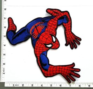 Big Jumbo Large  Spiderman Web Superhero Iron Sew-on Embroidered Applique Patch