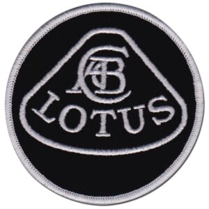 LOTUS Car 3.5" Logo Sew Ironed On Badge Embroidery Patch