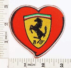Ferrari Sport Car Racing Patch Symbol 3" Logo Sew Ironed On Embroidery Patch