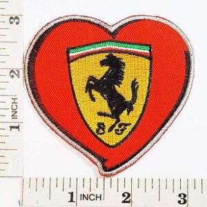 Ferrari Sport Car Racing Patch Symbol 3" Logo Sew Ironed On Embroidery Patch