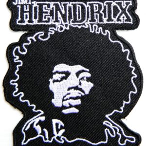 Jimi Hendrix Logo Sew Ironed On Badge Embroidery Patch