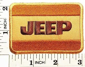 Jeep Wrangler Grand Cherokee patch Symbol 3" x 2" Sew Ironed On Embroidery Patch