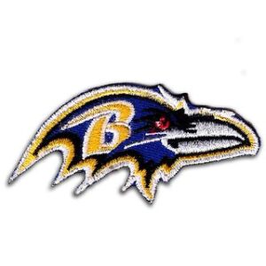 Baltimore Ravens Iron-on or Sew-on Embroidered Applique Emblem Patch