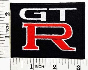 NISSAN Nismo GTR Symbol 3.1" x 2.3" Sew Ironed On Embroidery Applique Patch.