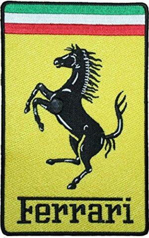 Ferrari Logo Sign Logo Sew Ironed On Badge Embroidery Patch