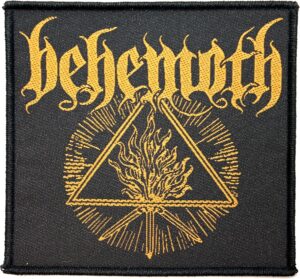 Behemoth Satanist Album Logo 4" Art Black Metal Band Sew On Applique Patch