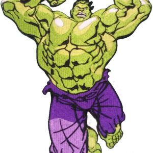 Hulk Huge Logo Sew Ironed On Badge Embroidery Patch