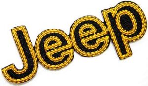 Jeep Wrangler Grand Embroidered Patch 3.5"x1.5" Sew/Iron On Logo Applique Badge