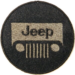 JEEP Circle Gold on Black