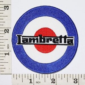 Vespa Moped Scooters Motorcycles Biker Patch 3" Embroidered Sew Badge Patch