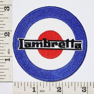 Vespa Moped Scooters Motorcycles Biker Patch 3" Embroidered Sew Badge Patch