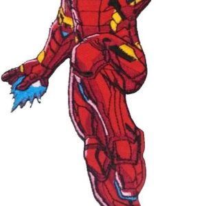 Iron Man Superhero Logo Sew Ironed On Badge Embroidery Patch