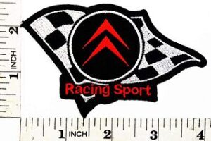Citroen Racing Sport Cars Team Patch Logo 4"x2.5" Sew/Iron On Embroidered Badge