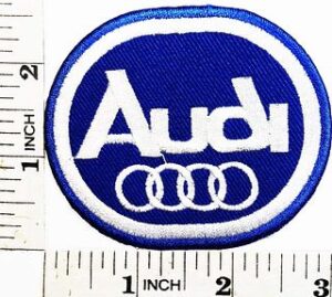 Audi Motorsport Racing Team patch Symbol 3"x2.5" Sew Ironed On Embroidery Patch