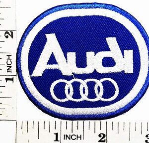 Audi Motorsport Racing Team patch Symbol 3"x2.5" Sew Ironed On Embroidery Patch