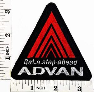 Get a step ahead Advan Car 3.2" Sew Ironed On Badge Embroidery Applique Patch.