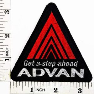 Get a step ahead Advan Car 3.2" Sew Ironed On Badge Embroidery Applique Patch.