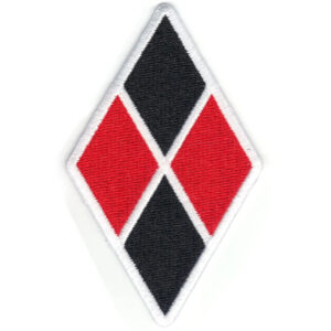 DC Comics Batman Harley Quinn Diamond Logo Sew Iron On Embroidery Patch