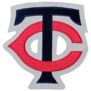 Minnesota Twins 'TC' Logo Sew Ironed On Embroidery Patch