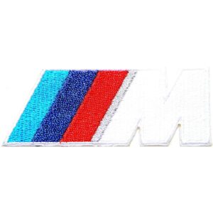 BMW MOTOR AUTO 3 5 7 M Logo Sew Ironed On Embroidery Applique Patch 3"