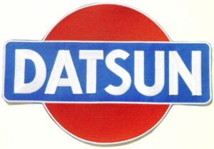 Large Jumbo Datsun 12.25" Logo Sew Ironed On Badge Embroidery Patch