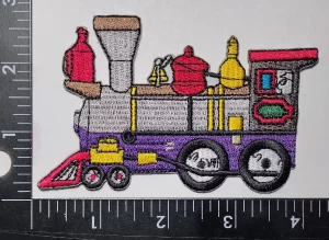 Trains Engine Logo Sew Ironed On Badge Embroidery Patch