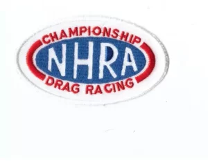 NHRA Drag Racing Pro Stock Logo Sew Ironed On Badge Embroidery Patch