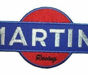 MARTINI RACING Vintage Porsche 918 4" x1.75" Iron-on or Sew-on Embroidered Patch