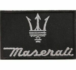 Sitzbezug Maserati Krone lamborghini 3" x 2" Iron-on or Sew-on Embroidered Patch