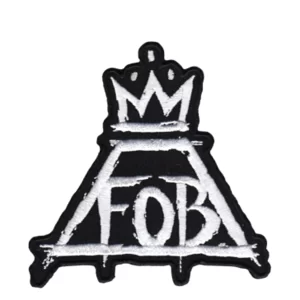FALL OUT BOY fob crown Logo Sew Ironed On Badge Embroidery Patch
