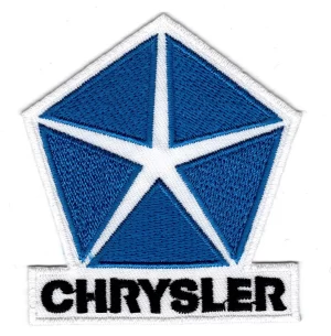 Chrysler Emblem Vintage Cars Logo Sew Ironed On Badge Embroidery Patch