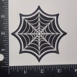 Spiderman Web Logo Sew Ironed On Badge Embroidery Patch