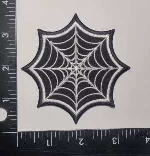 Spiderman Web Logo Sew Ironed On Badge Embroidery Patch